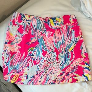 Lilly Pulitzer size 0 pink skort with pockets